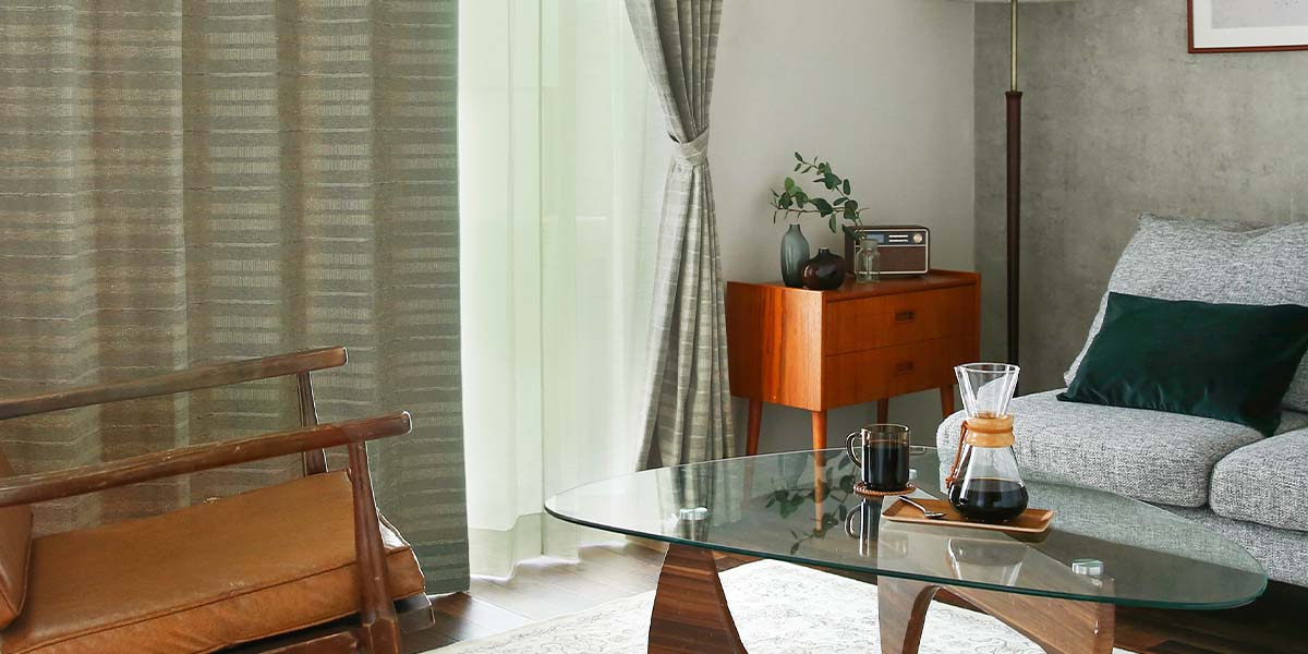 ヴィンテージ 1cm刻みのカーテン パーフェクトスペースカーテン館