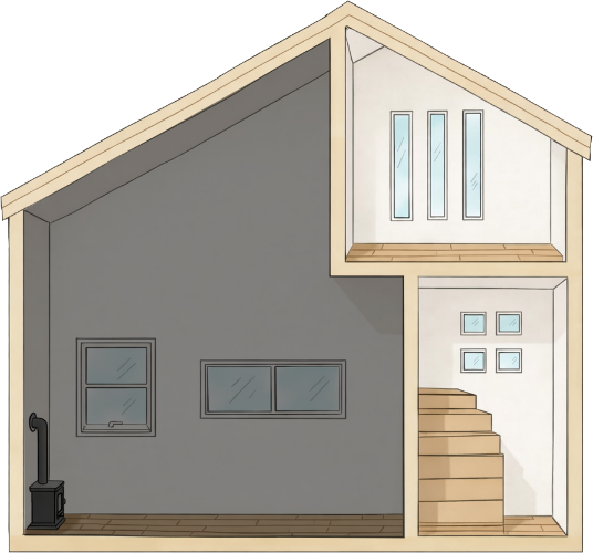 小さな小窓に飛ぶボタン