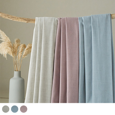 くすみカラー×天然素材風がたまらなく可愛い 大人女子のために生まれた非遮光カーテン <トート>