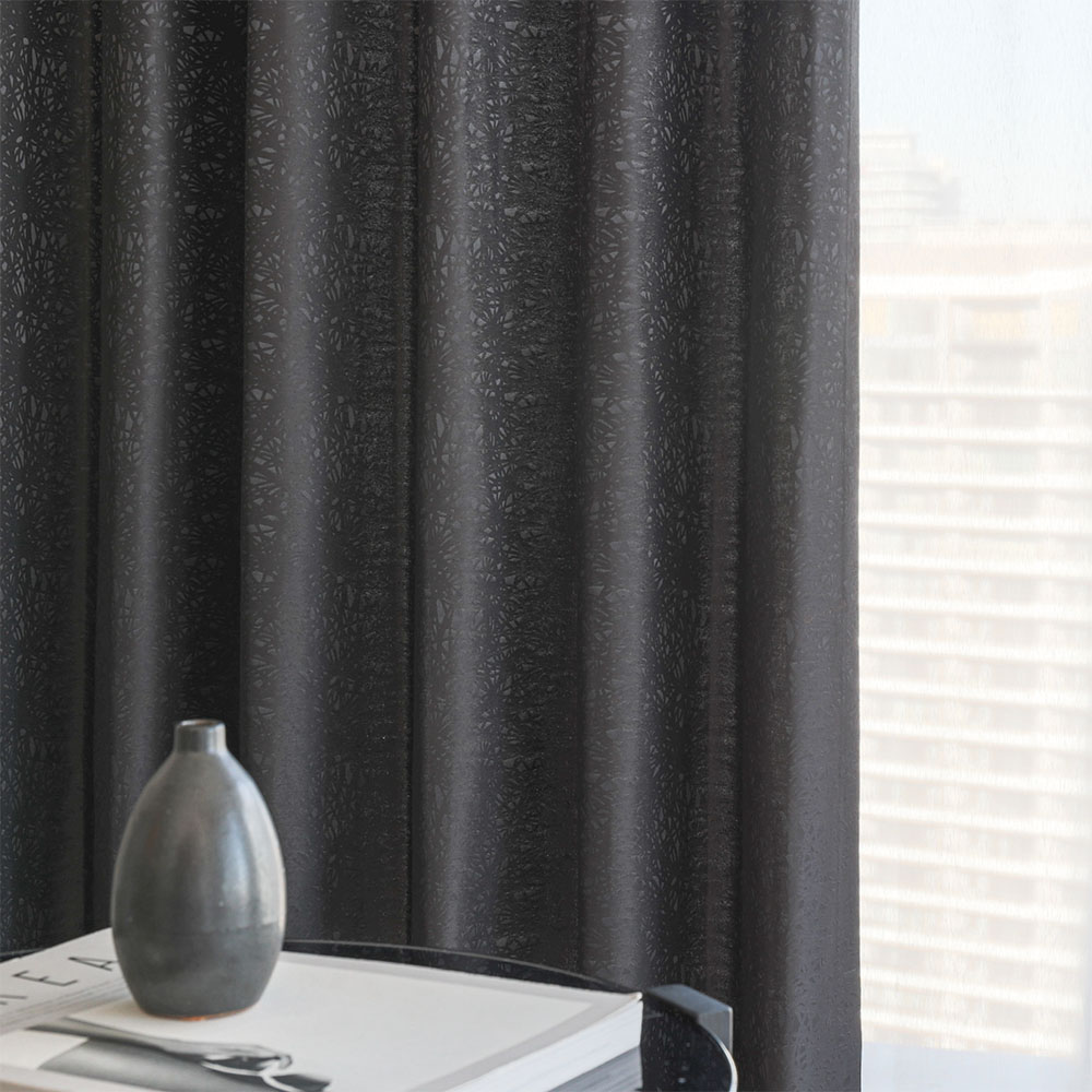 当店オリジナル の オパールレースカーテン × 遮光 無地 カーテン の セット ＜シャウエン コーディネートセット＞