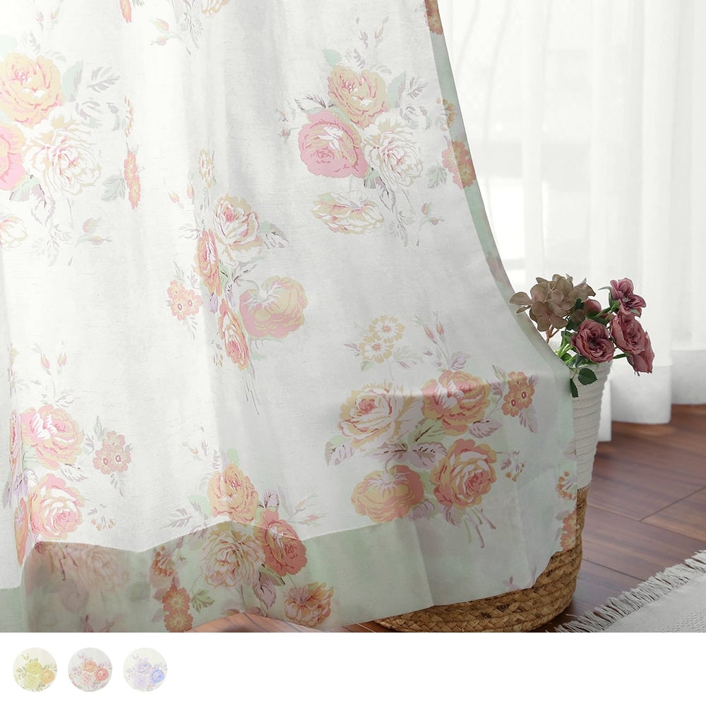 光沢素敵な遮光カーテン♡新品♡ロココ調　イタリア製　ヨーロピアン アンティーク