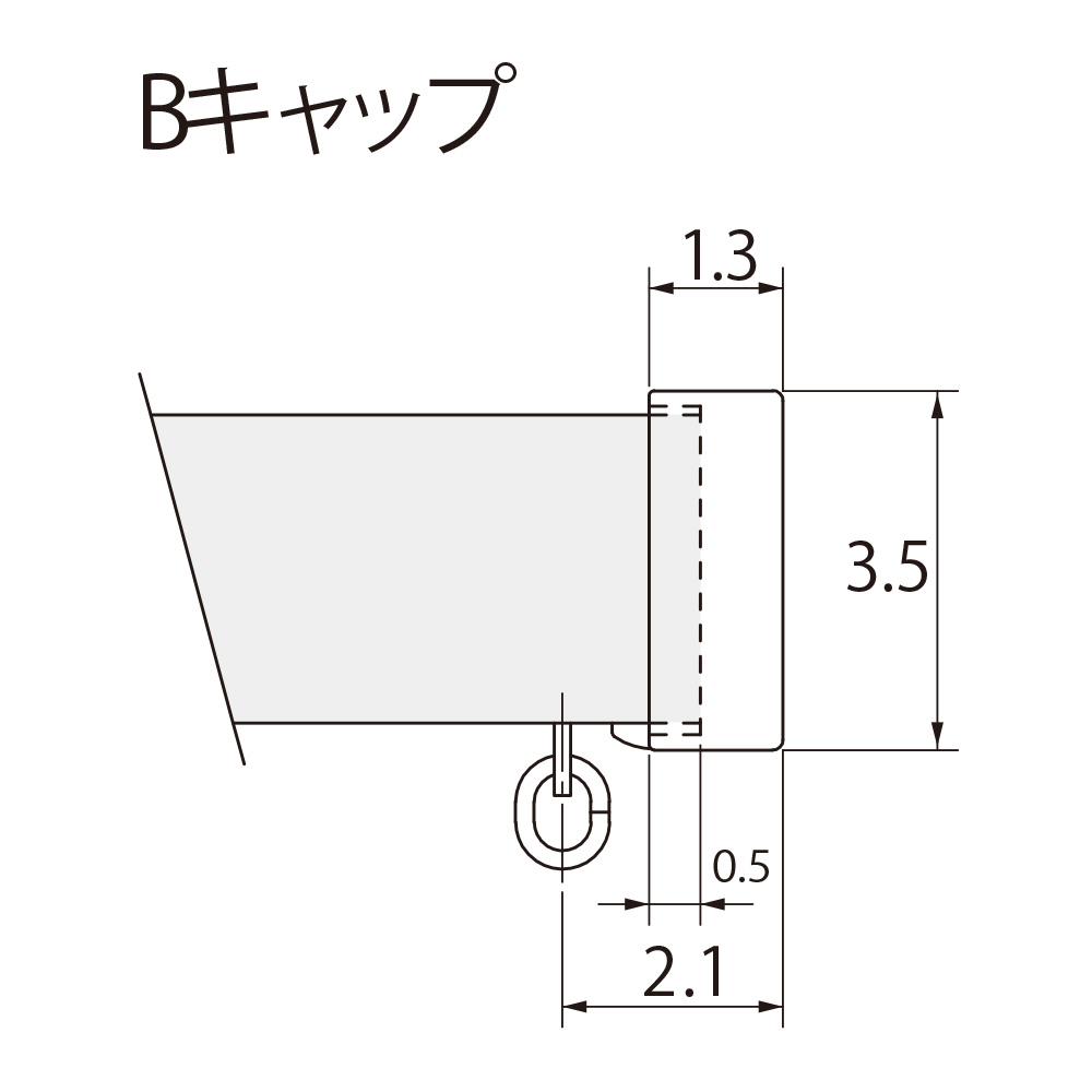 TOSO / レガートスクエア Bキャップ シングル