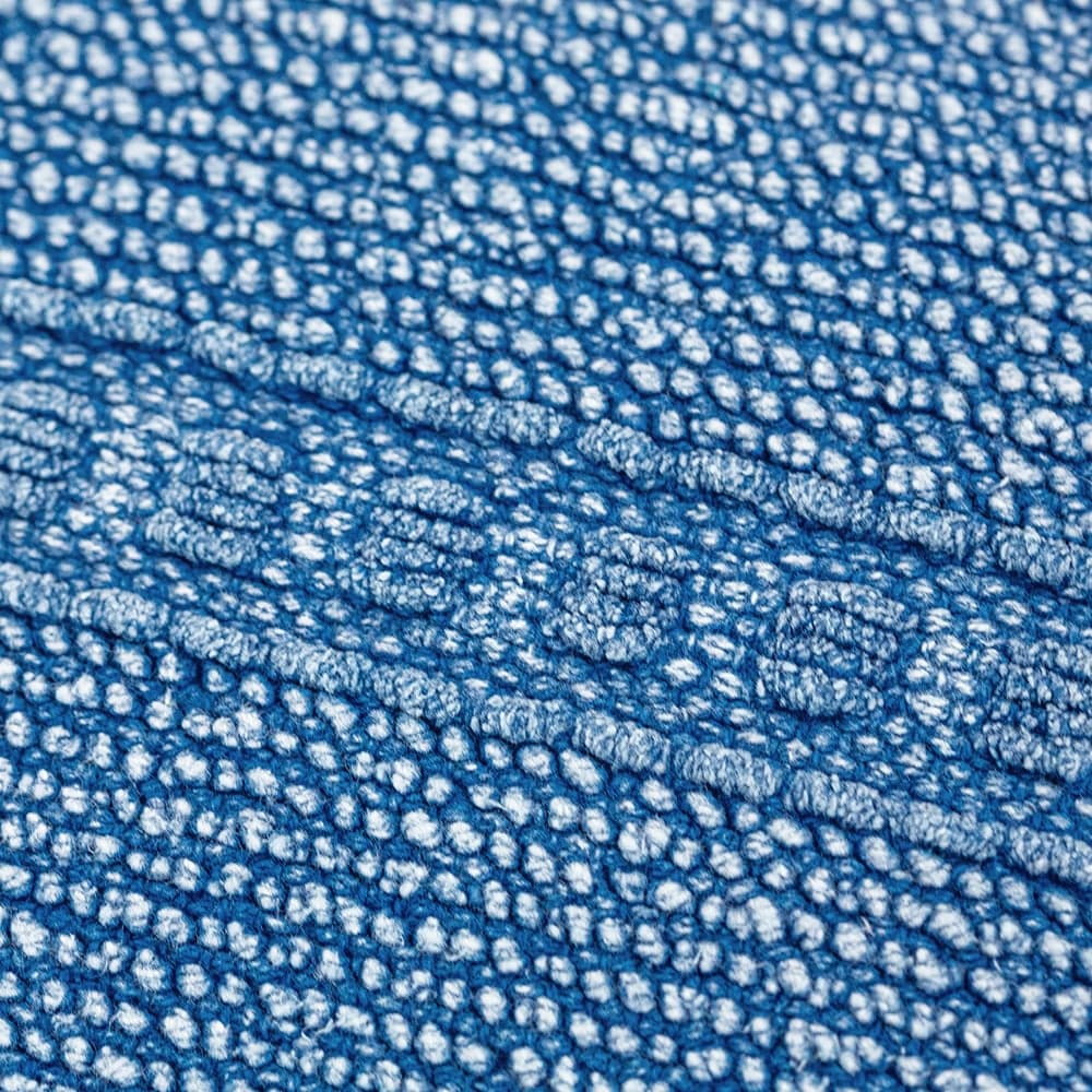 送料無料 最短 翌日出荷 キッチンマット 水洗いok 滑り止め付き タオルのような柔らかな肌触りが心地良い インド製コットン100 の縄編み風デザイン マット センペル 45 1cm 代引き不可 1cm刻みのカーテン パーフェクトスペースカーテン館