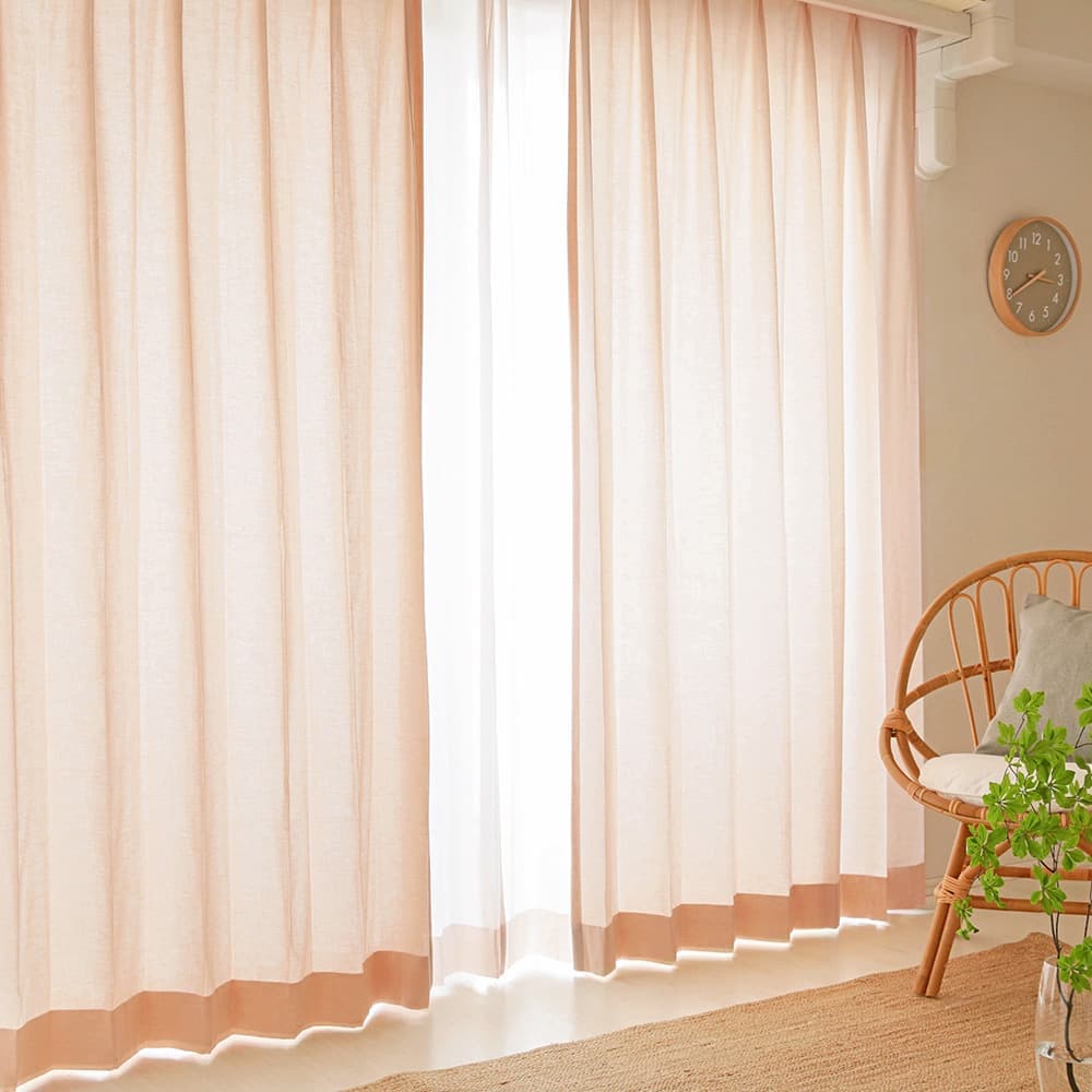 フードテキスタイル 捨てられてしまうはずの食材から生まれた、やさしい色合いのドレープカーテン <アコテ>