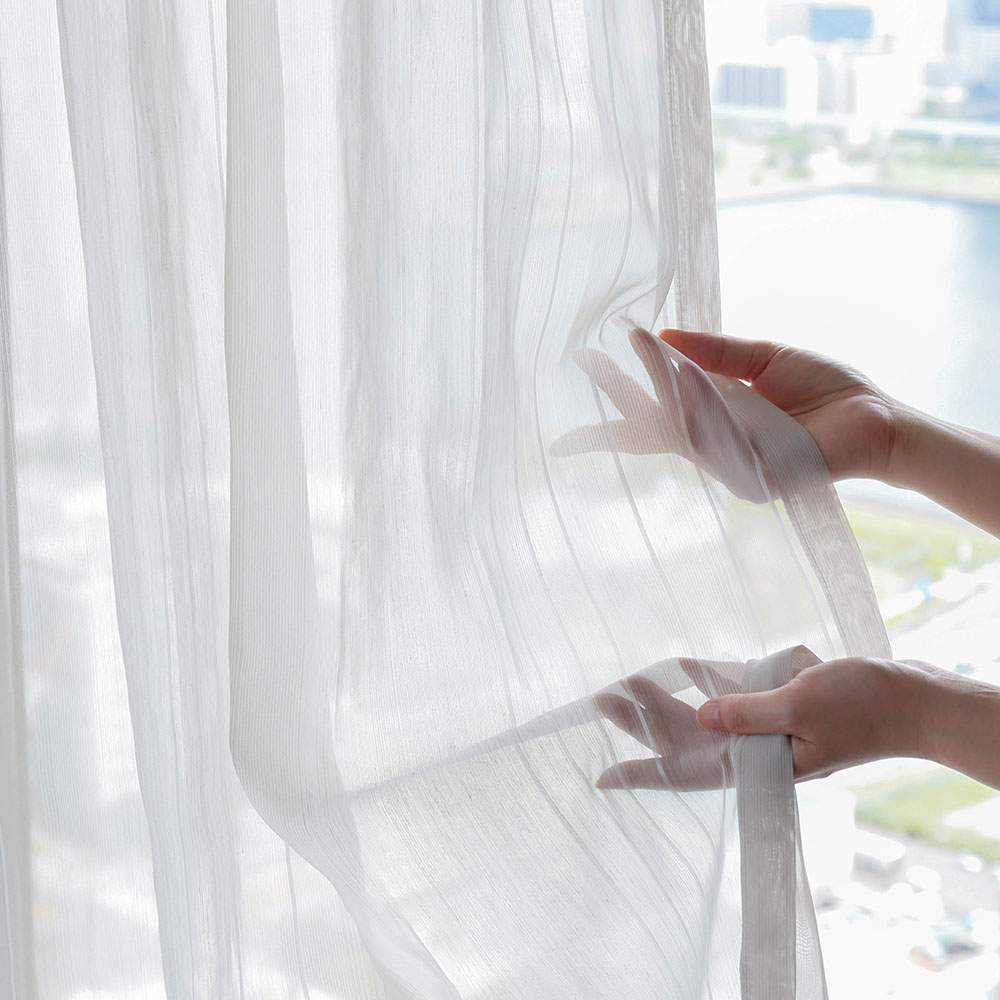 川島織物セルコン】ラグジュアリー シームレスカーテン 美しい透け感を
