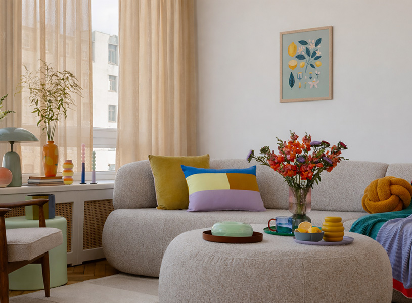 配色の自由度が高い部屋