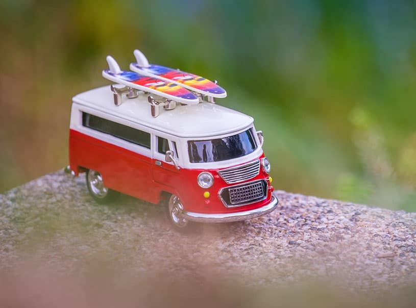 西海岸ヴィンテージインテリアとしてアクセントに使いたいミニカー