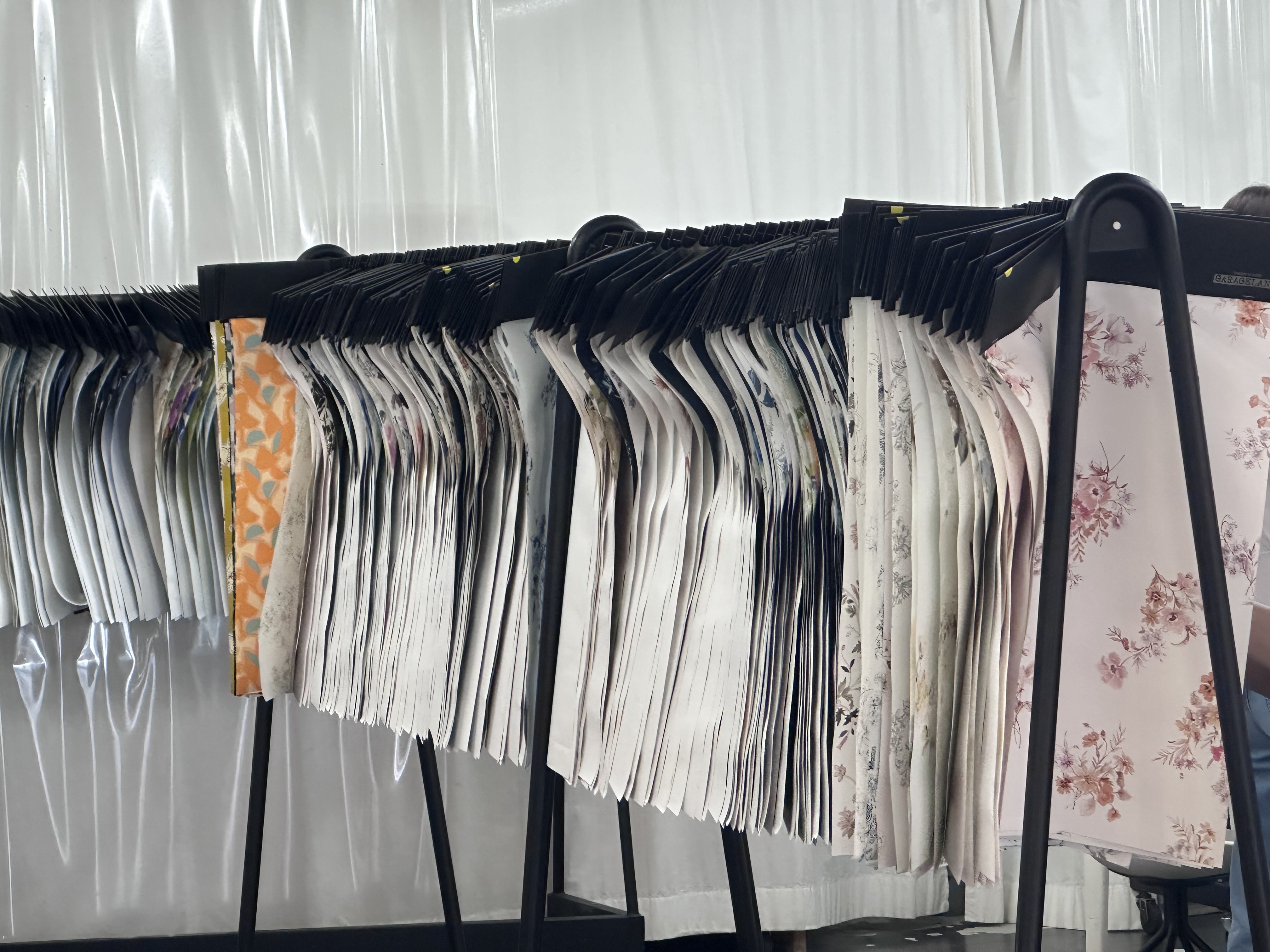 図案展のディスプレイ