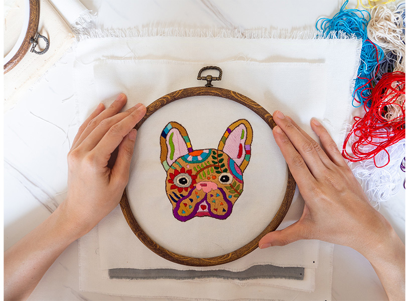 かわいいメキシコ刺繡
