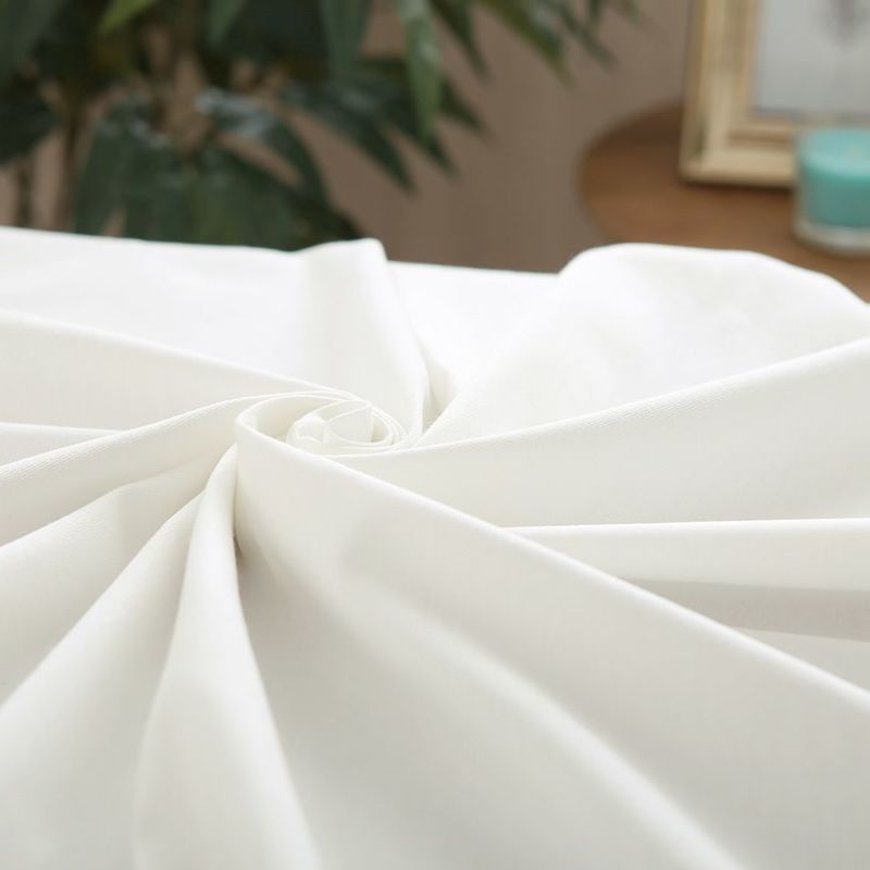 【最短・翌日出荷】柔らかい真っ白なカーテンは女性におすすめ～ミニュール～ ホワイト標準1.5倍ヒダ(2つ山）