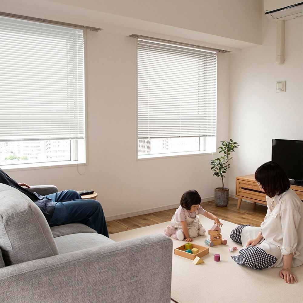 豊富なカラーバリエーションのコスパ最強のアルミブラインド ＜ミリオン ホワイト＞