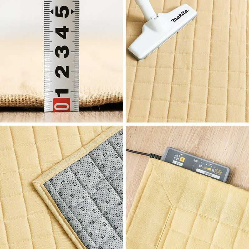 ☆新品☆洗えるハニカムボーダーラグ キルティング加工180×235